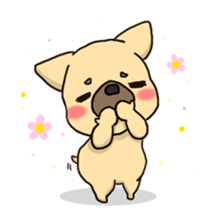 French Bulldog ver.cream sticker #391588