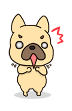 French Bulldog ver.cream sticker #391590