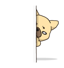 French Bulldog ver.cream sticker #391600