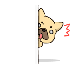 French Bulldog ver.cream sticker #391601