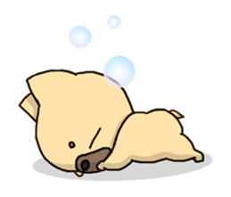 French Bulldog ver.cream sticker #391602