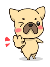 French Bulldog ver.cream sticker #391605