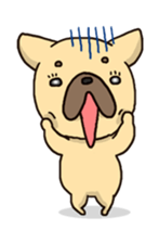 French Bulldog ver.cream sticker #391607