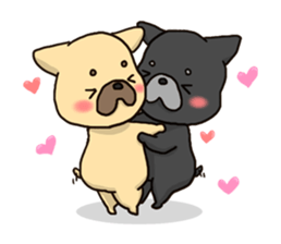 French Bulldog ver.cream sticker #391608