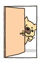 French Bulldog ver.cream sticker #391609