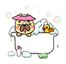 French Bulldog ver.cream sticker #391612