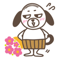 The stomach band dog SADAKICHI sticker #391706