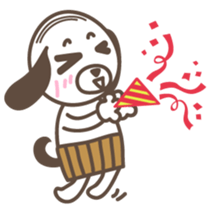 The stomach band dog SADAKICHI sticker #391728