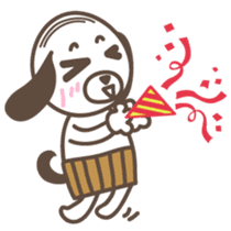 The stomach band dog SADAKICHI sticker #391728
