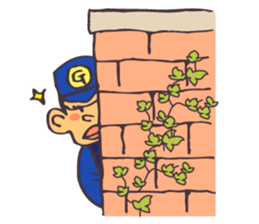 The cop of a gorilla for Japanese sticker #391843