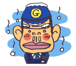 The cop of a gorilla for Japanese sticker #391859