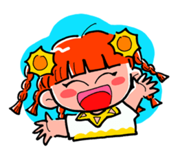 shy girl "ME!" sticker #392147