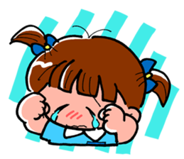 shy girl "ME!" sticker #392164