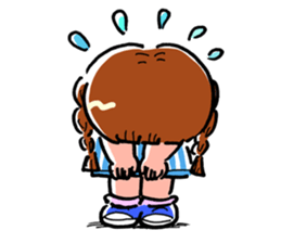 shy girl "ME!" sticker #392165