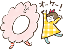 MOKUMOKU and  Ribbon-chan sticker #392268