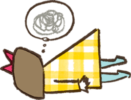 MOKUMOKU and  Ribbon-chan sticker #392271