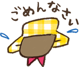 MOKUMOKU and  Ribbon-chan sticker #392282
