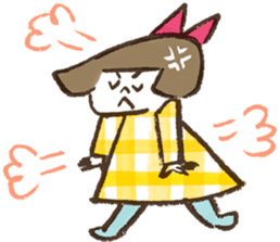 MOKUMOKU and  Ribbon-chan sticker #392285