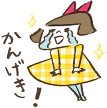 MOKUMOKU and  Ribbon-chan sticker #392299