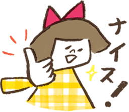 MOKUMOKU and  Ribbon-chan sticker #392302