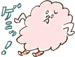 MOKUMOKU and  Ribbon-chan sticker #392303