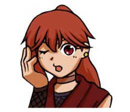 Ms.Ayame and Tamaki sticker #392347