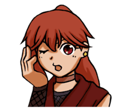 Ms.Ayame and Tamaki sticker #392347