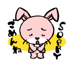 The rabbit of old tale sticker #392506