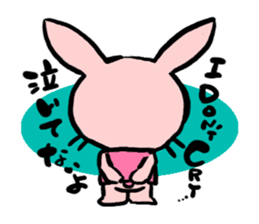 The rabbit of old tale sticker #392531