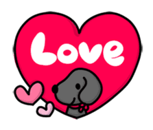 Black Labrador retriever Max sticker #392807