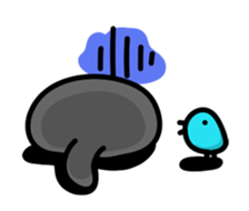 Black Labrador retriever Max sticker #392816