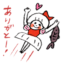 Satoshi's happy characters vol.13 sticker #393064