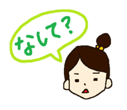 The dialect of Yamaguchi sticker #393403