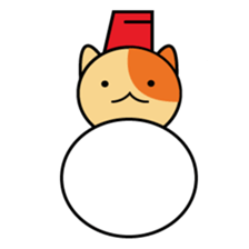 cat ball sticker #393476