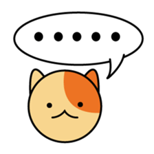 cat ball sticker #393480