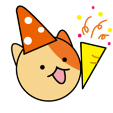 cat ball sticker #393490