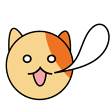 cat ball sticker #393493