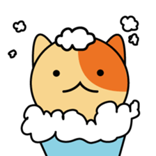 cat ball sticker #393504