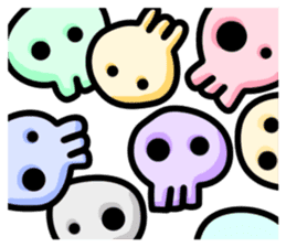 The Life of Skulls sticker #393576