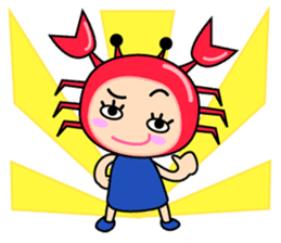 Original Horoscopes: Cancer "The Crab" sticker #393585