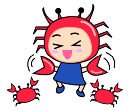 Original Horoscopes:  Cancer "The Crab" sticker #393586