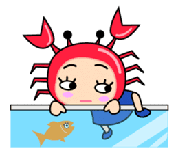 Original Horoscopes: Cancer "The Crab" sticker #393590