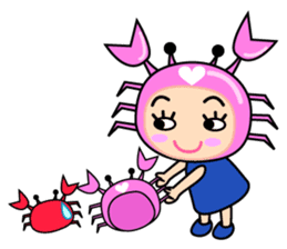 Original Horoscopes: Cancer "The Crab" sticker #393591