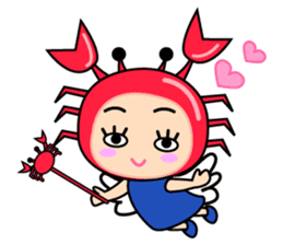 Original Horoscopes: Cancer "The Crab" sticker #393593