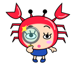Original Horoscopes:  Cancer "The Crab" sticker #393597