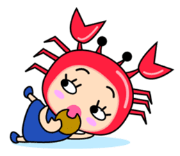 Original Horoscopes: Cancer "The Crab" sticker #393599