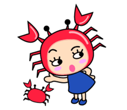 Original Horoscopes: Cancer "The Crab" sticker #393602