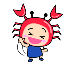 Original Horoscopes: Cancer "The Crab" sticker #393607