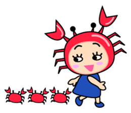 Original Horoscopes:  Cancer "The Crab" sticker #393614