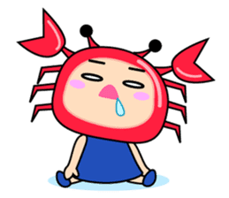 Original Horoscopes: Cancer "The Crab" sticker #393622